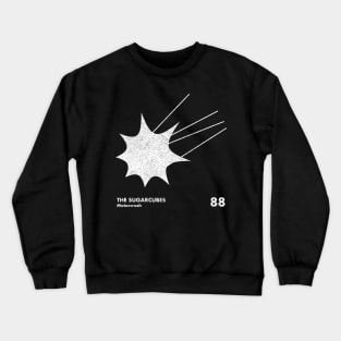 The Sugarcubes / Motorcrash / Minimal Artwork Design Crewneck Sweatshirt